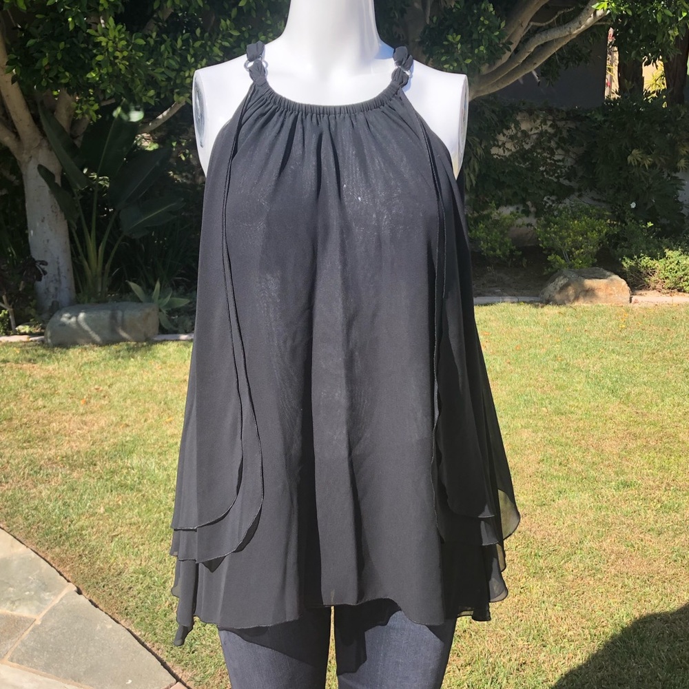 Saks Fifth Avenue Tunic Tank Top S/M - Picture 1 of 13